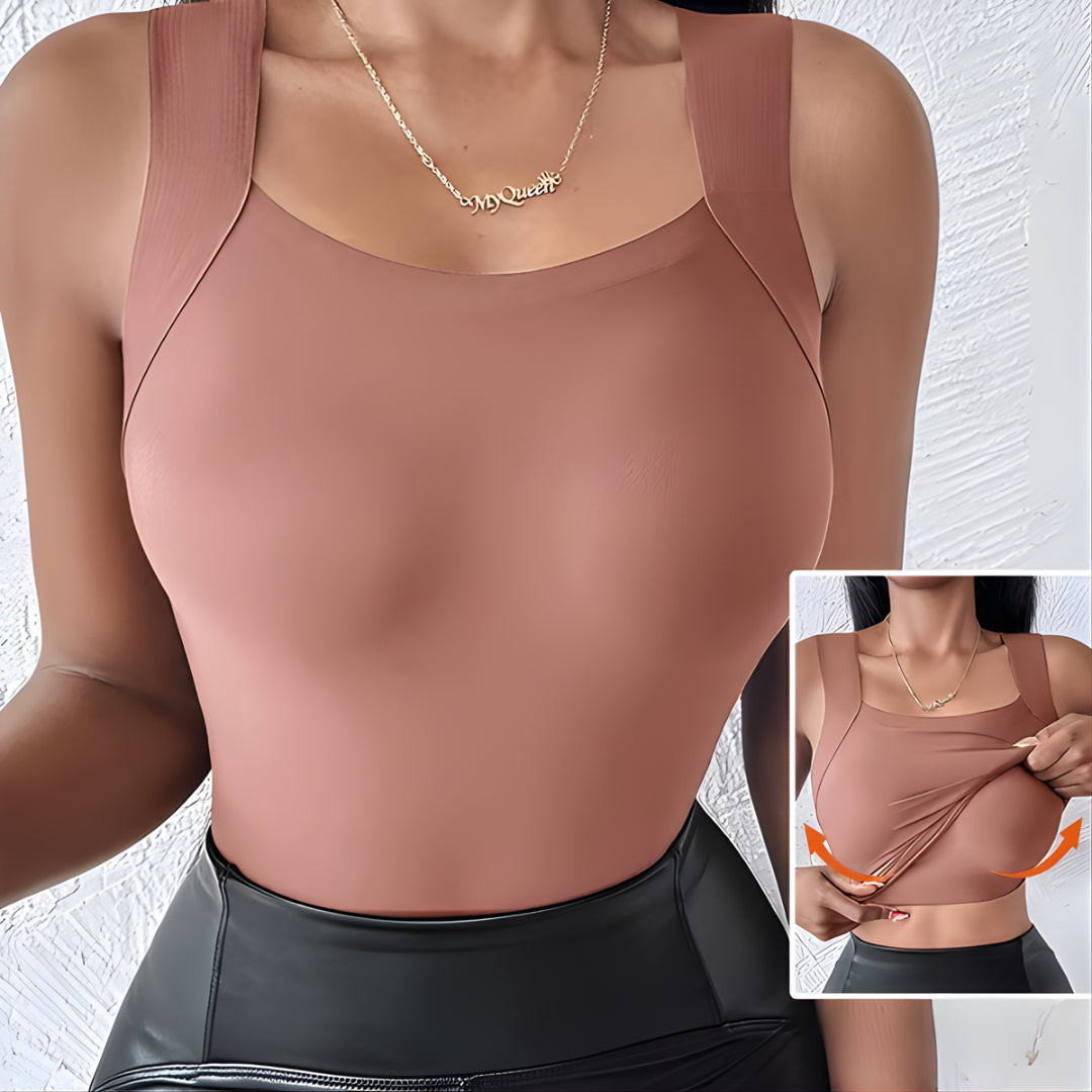 Camisa Modeladora com Sutiã Embutido Comfort Lift