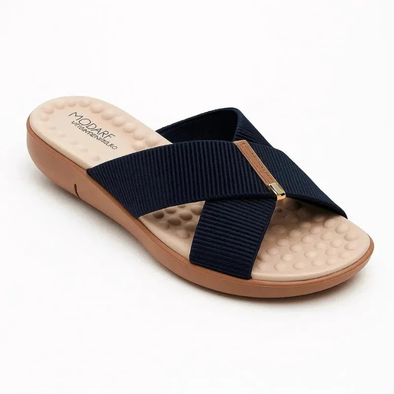 Sandália Ortopédica Alça Cruzada Comfort